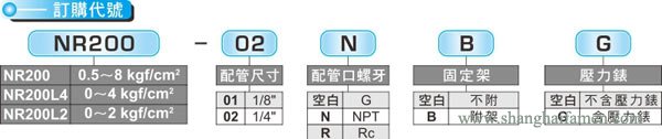 NR200調壓閥
