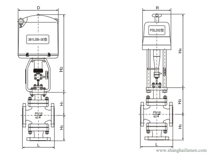 電子式電動三通調(diào)節(jié)閥8