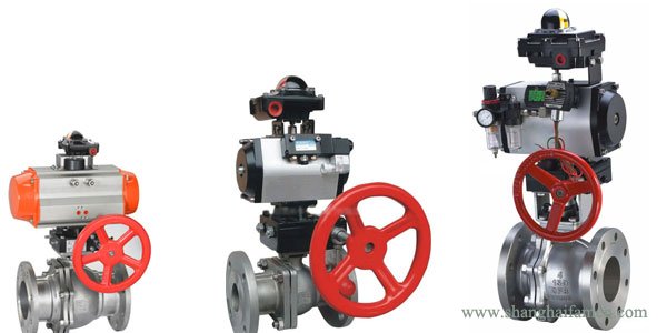 帶手動氣動硬密封球閥